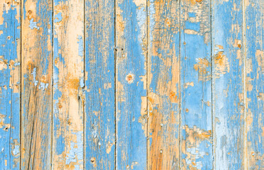 Peeling paint wooden floor or wall background.