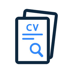 Job search, cv icon design
