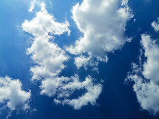 blue sky with clouds egypt