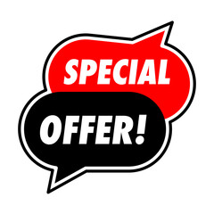 Mega Sale sign sticker. This special offer, big sale. Vector illustration.