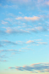 Evening sky with clouds - Cloudscape