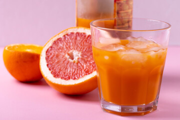 fresh citrus juice concept