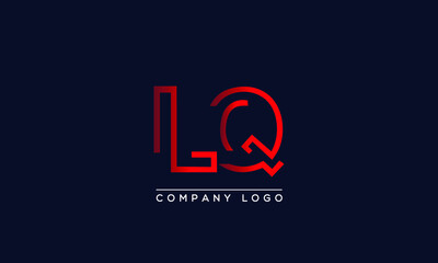 Creative Letters LQ Logo Design Vector Template. Initial Letters LQ Logo Design