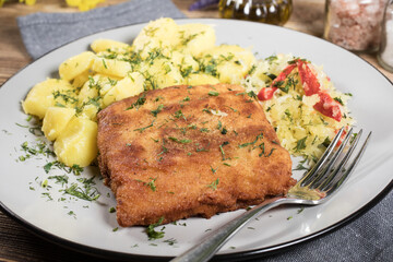 Breaded cod fillet.