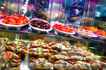 fish market stall