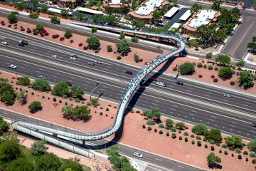 Pedestrian, cyclist bridge