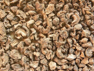 Brown color dried Indian gooseberry or Phyllanthus emblica fruits