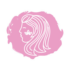 virgo zodiac sign block style icon