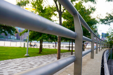 handrail in the park