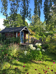Fototapeta na wymiar Cabin at Tanto, Sodermalm, Stockholm, Sweden