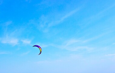 paraglider in the sky