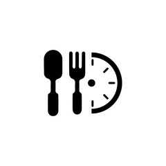 Fork, knife and spoon icon design