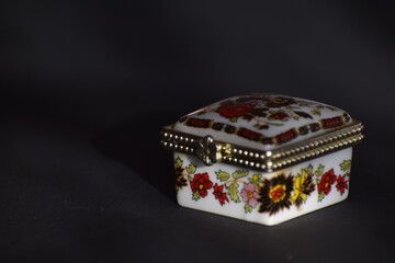 casket with jewelry