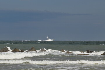 Fishing Boat on the Atlantic Ocean