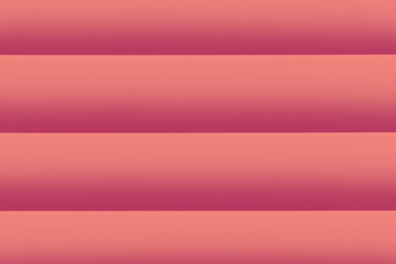 Simple horizontal gradient background wallpaper, with clear contrast and reductive minimalist elements. Light peeking through blinds in window. Pink Coral and Purple colour tones