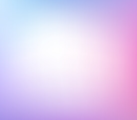 Abstract Blurred blue pink purple background. Soft pastel gradient backdrop with place for text. Vector illustration for your graphic design, banner, poster