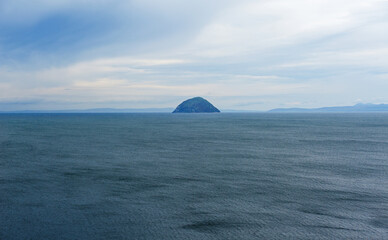 Ailsa Craig island in Scotland