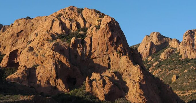 The Massif de l'Esterel, Var and Alpes-Maritimes department, Provence, France