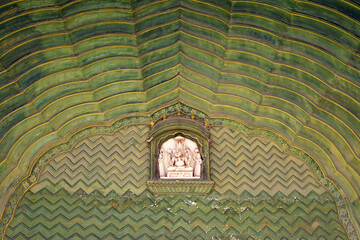 Room decoration in Jaipur City Palace, India