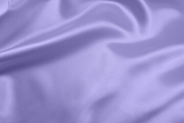Satin fabric with gentle curves