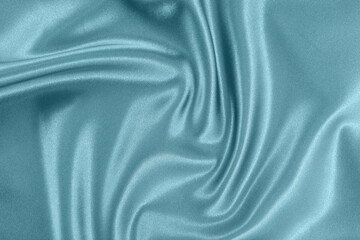 Satin fabric with gentle curves