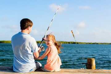 Family fishing