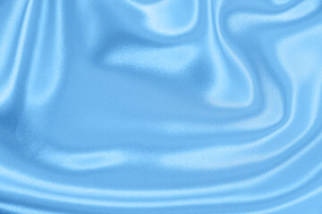 Satin fabric with gentle curves