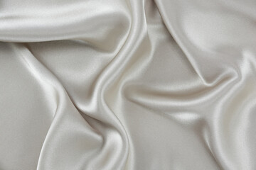 Fototapeta premium Satin fabric with gentle curves
