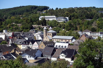 Obraz premium Blick auf die Altstadt von Bad Münstereifel