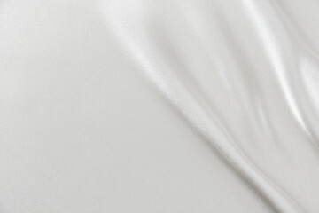 Satin fabric with gentle curves