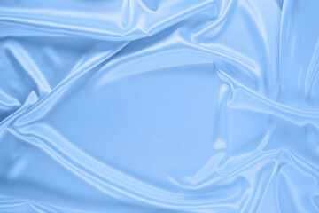 Satin fabric with gentle curves