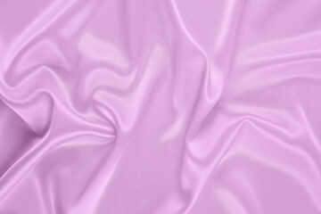 Satin fabric with gentle curves