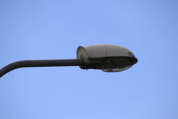 Close up of a street lamp