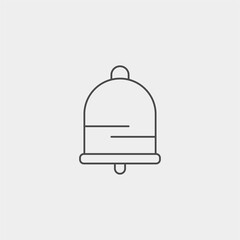 Bell vector icon sign symbol