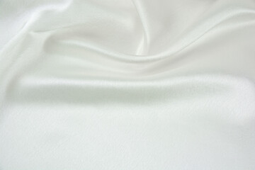 Satin fabric with gentle curves