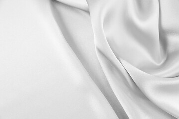 Fototapeta premium Satin fabric with gentle curves