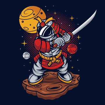 Astronaut samurai