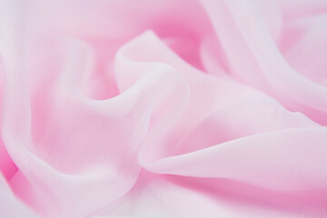 Fototapeta premium Satin fabric with gentle curves