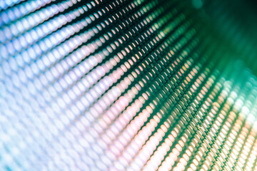 CloseUp LED blurred screen. LED soft focus background. abstract background ideal for design.