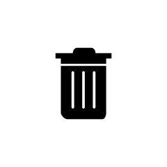 trash can icon vector EPS 10