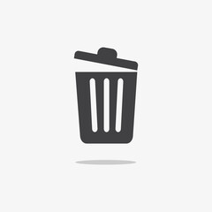 Trash icon vector illustration EPS 10