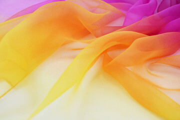 Obraz premium Satin fabric with gentle curves