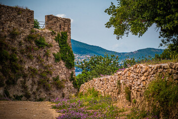 Fototapeta premium View from the fortress in Saint Tropez - travel photography