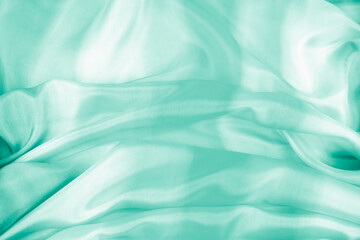 Satin fabric with gentle curves