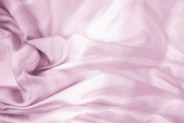 Satin fabric with gentle curves