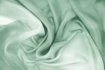 Satin fabric with gentle curves