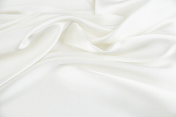 Naklejka premium Satin fabric with gentle curves