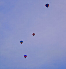 hot air balloons