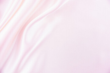 Satin fabric with gentle curves