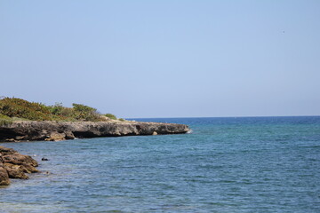 Naklejka premium the coast of the island of crete